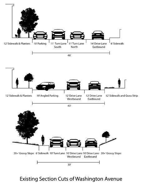 Washington St. Transects - Before